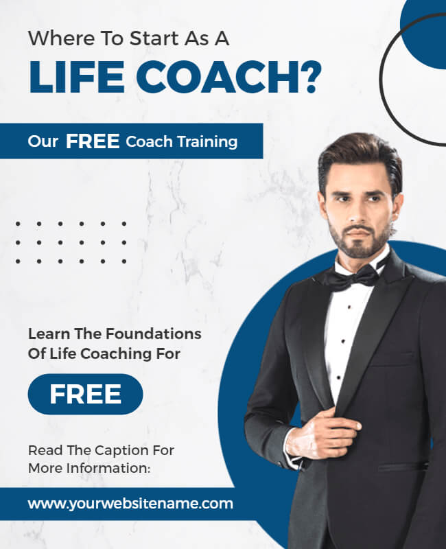 Thrive Tribe Life Coaching Flyer