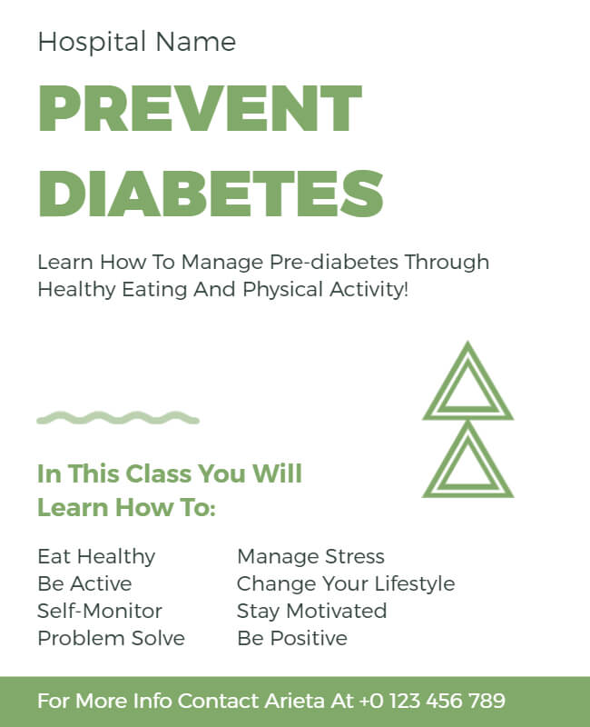 Diabetes Flyer Template