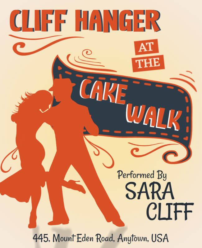 Cakewalk Dance Flyer Template