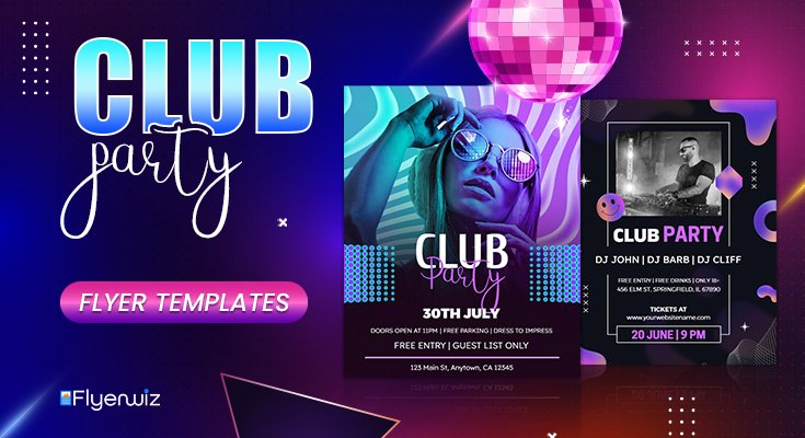 Club Party Flyer Templates