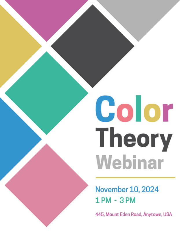 Color Theory Webinar Flyer