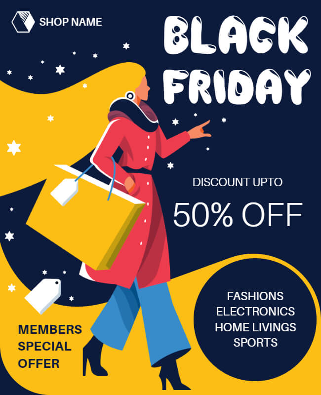 Discount Extravaganza Black Friday Flyer