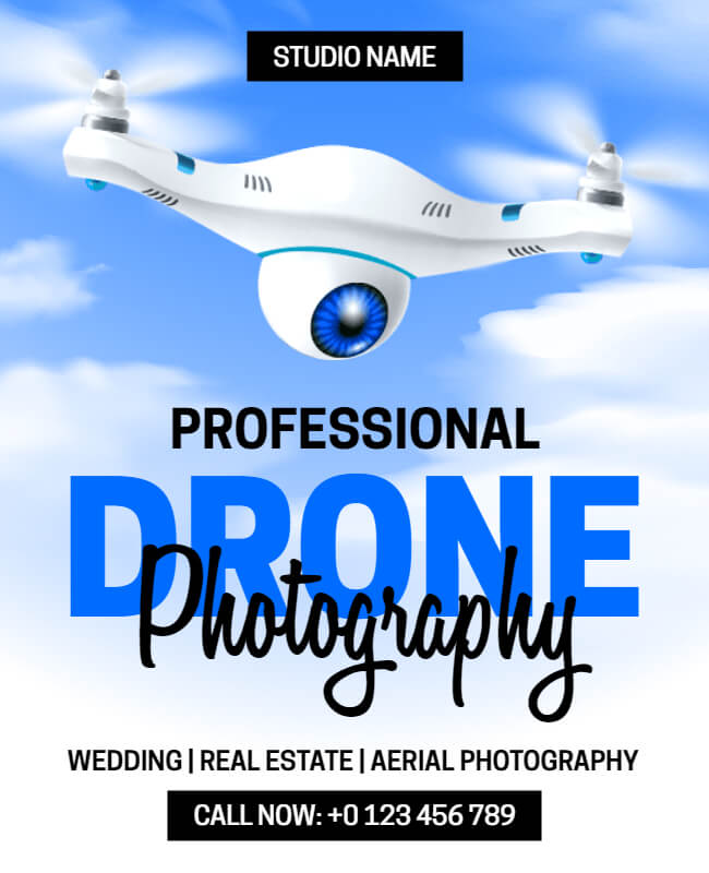 Drone Photography Flyer Template