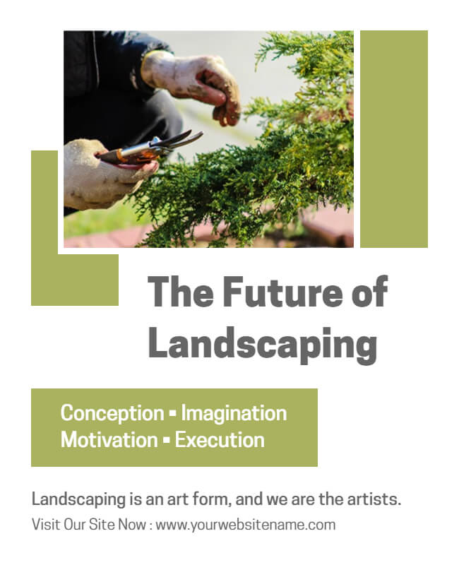 Earthly Edges Landscaping Flyer