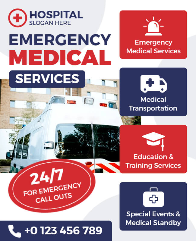 Emergency Medical Flyer Template