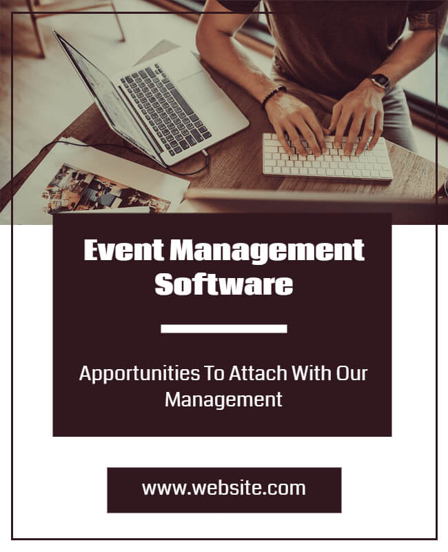 Event Management Software Flyer