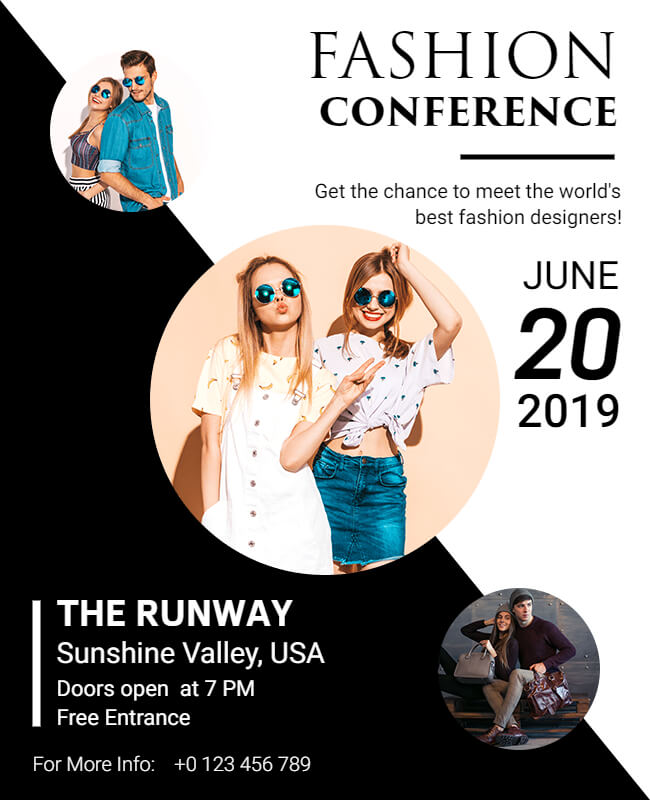 Fashion Conference Flyer Template
