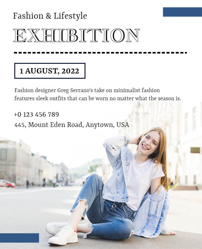 Fashion Exhibition Flyer Template