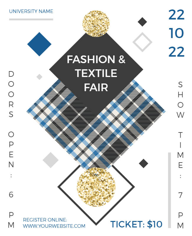 Fashion Fair Invitation Flyer