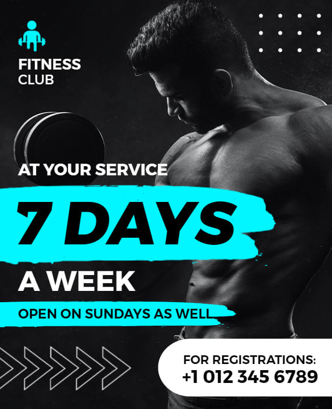 Fit Fusion Fitness Flyer Template