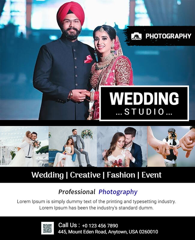 Flash Wedding Photography Flyer