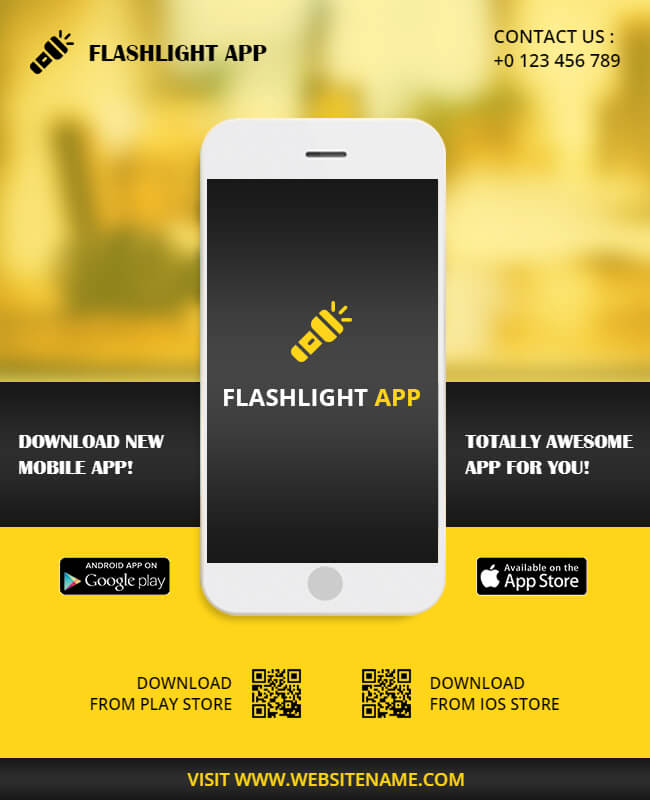 Flashlight App Flyer Template