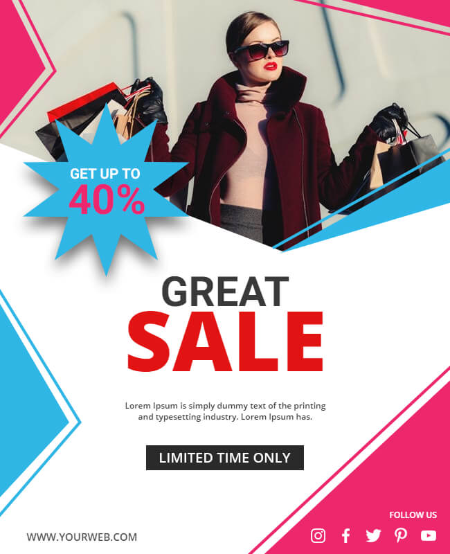 Glamour Promotional Flyer Template