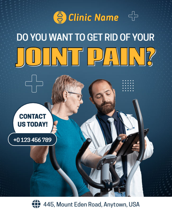 Joint Pain Flyer Template