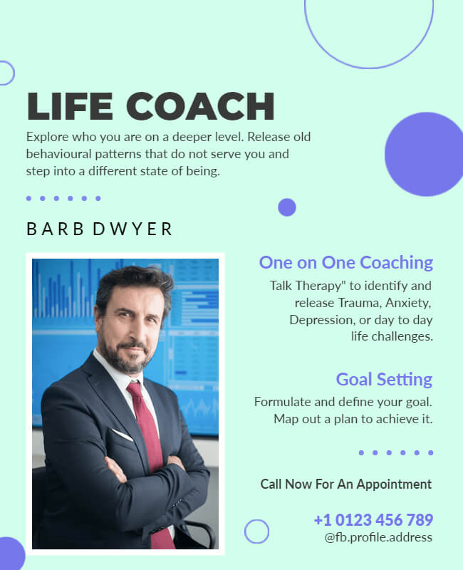 Journey Journals Life Coaching Flyer