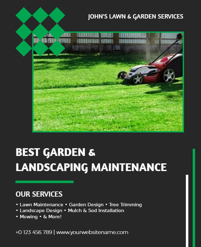 Landscaping Flyer Template