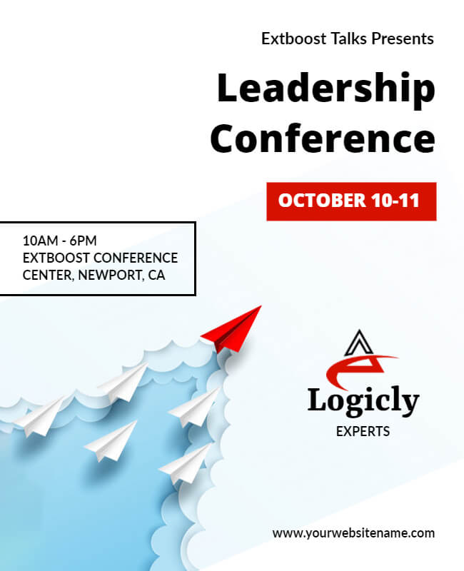 Leadership Conference Flyer Template