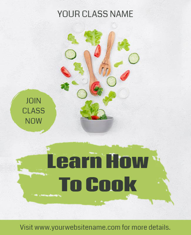 Learn How To Cook Flyer