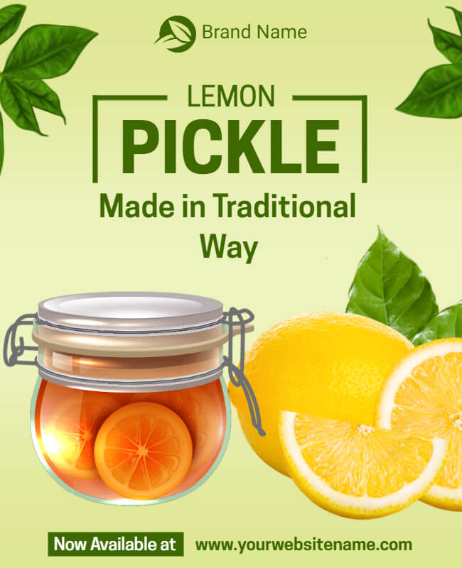 Lemon Pickle Flyer Template