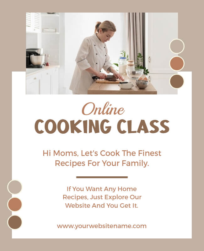 Master Cooking Session Flyer