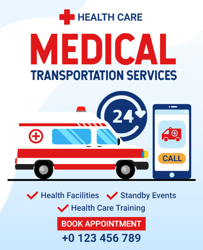Medical Transportation Flyer Template