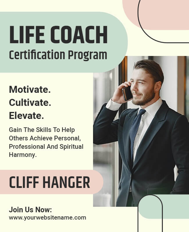 Motivate Life Coaching Flyer