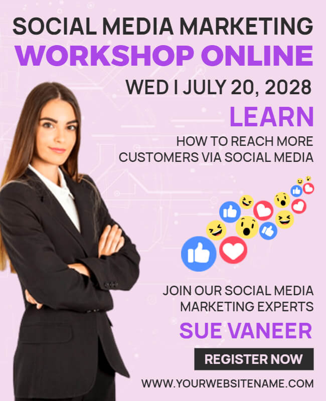 Online Workshop Social Media Flyer