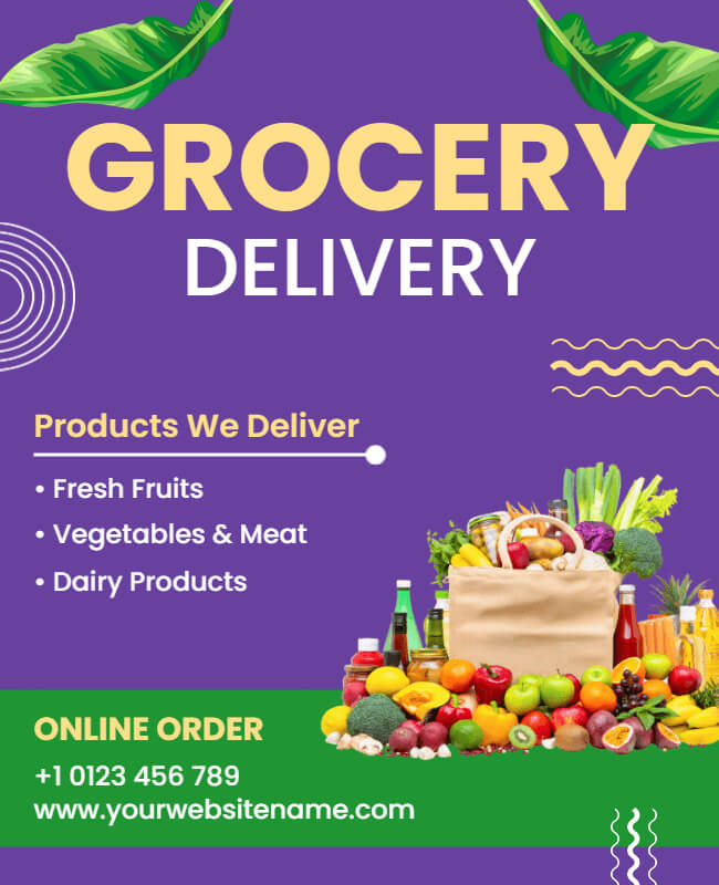 Organic Oasis Grocery Flyer
