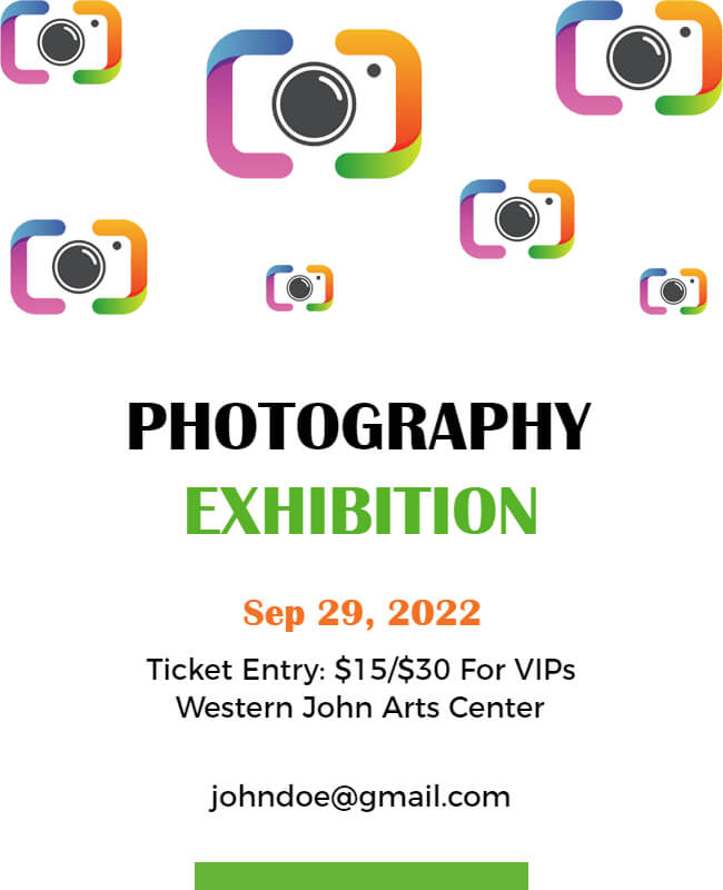 Photography Art Exhibition Flyer