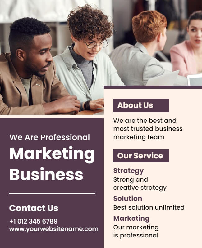 Professional Marketing Flyer Template