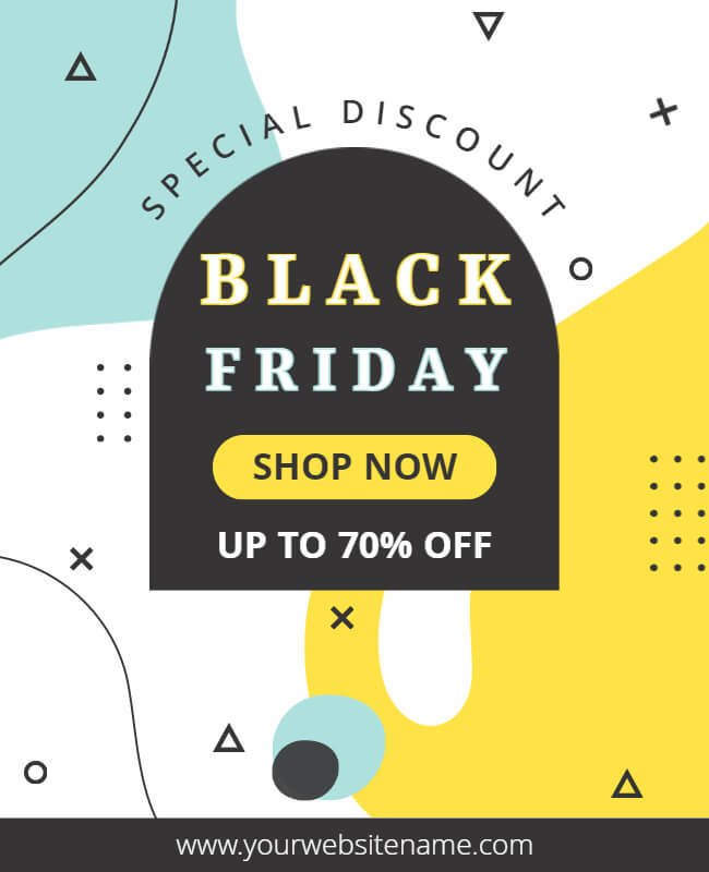 Special Discount Black Friday Flyer Template