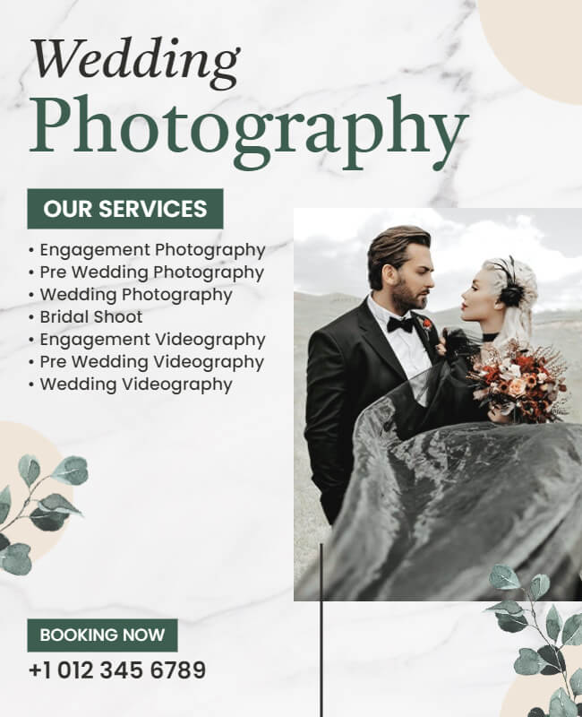 Special Wedding Photography Flyer