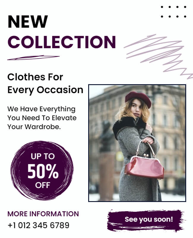 Stylish Staples Clothing Flyer Template