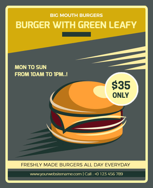 The Great Burger Flyer