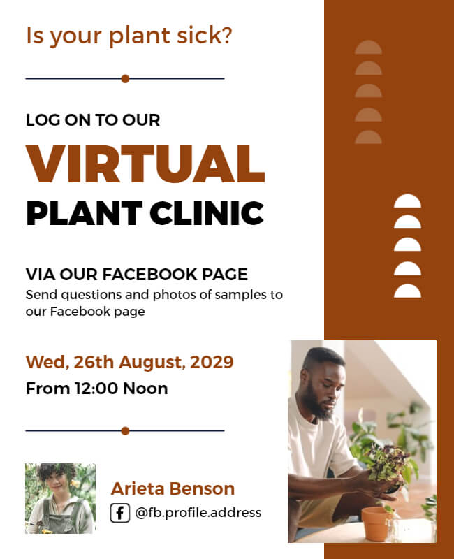 Virtual Plant Clinic Lawn Care Flyer