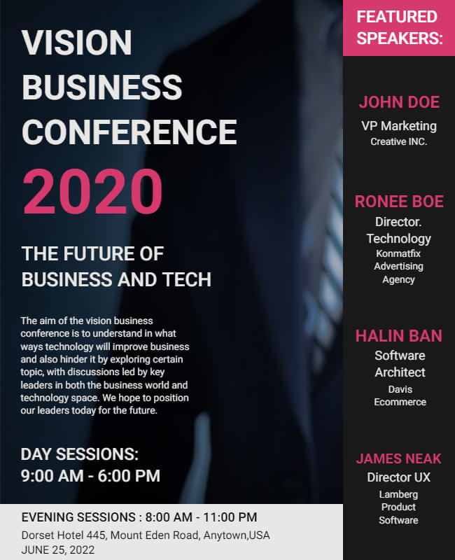 Vision Business Conference Flyer