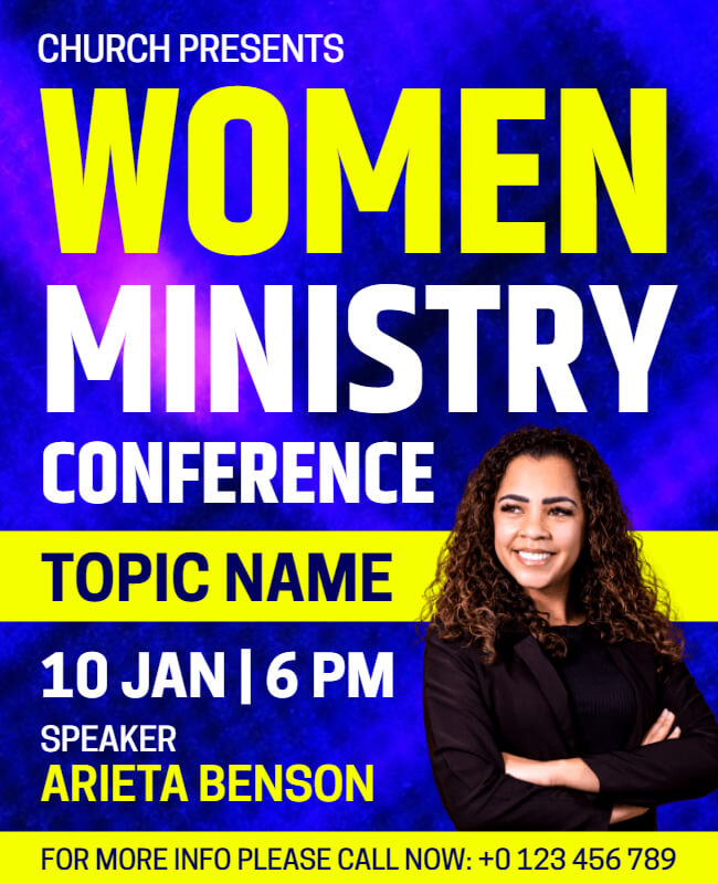 Women Ministry Conference Flyer