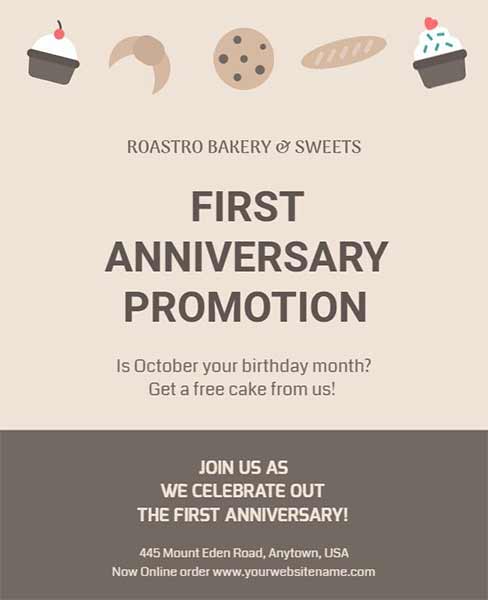 Grunge Promotional Flyer Template