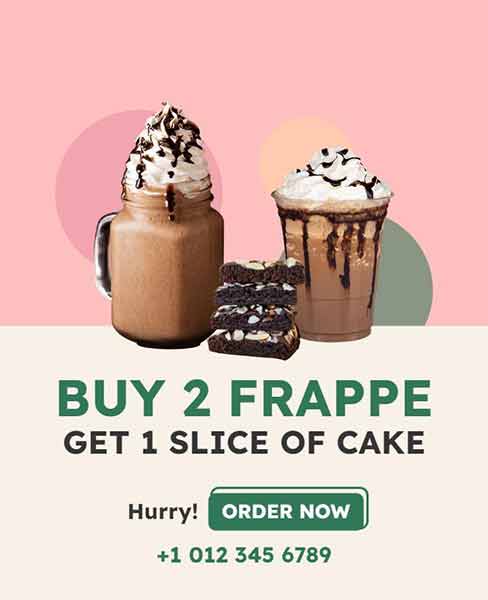 Vector Food Offer Flyer Template