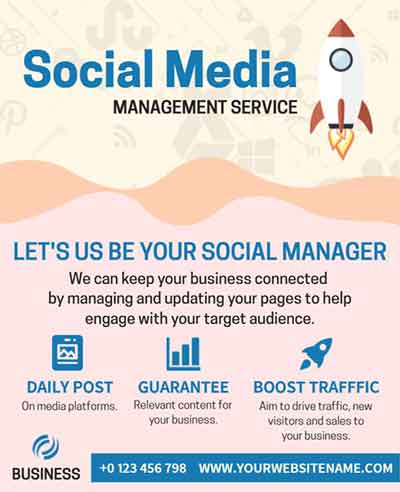 Pastel Social Media Flyer Template