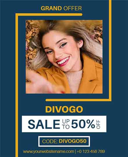 Vector Promotional Flyer Template