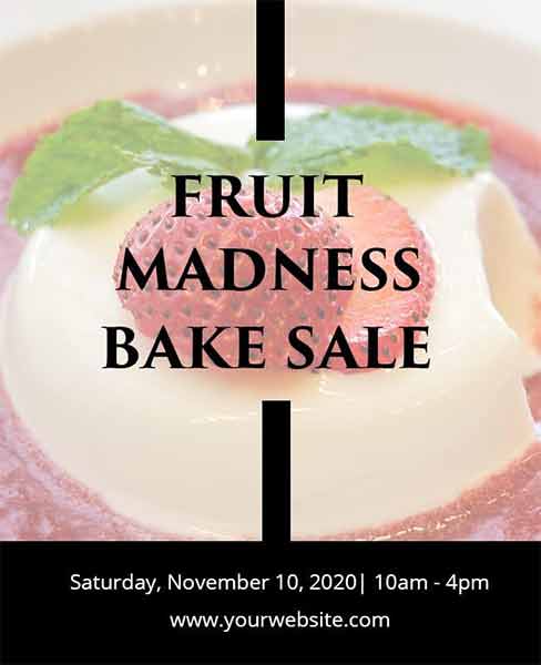 Fruit Madness Food Flyer Template