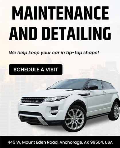 Maintenance and Detailing Flyer Template