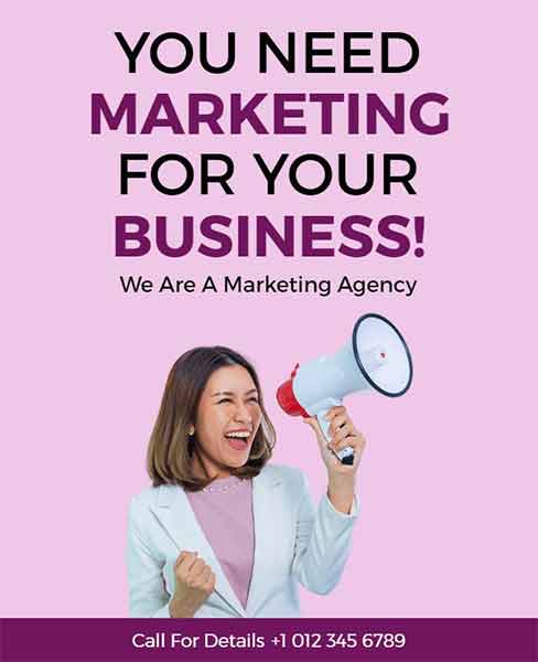 Minimalist Marketing Flyer Template