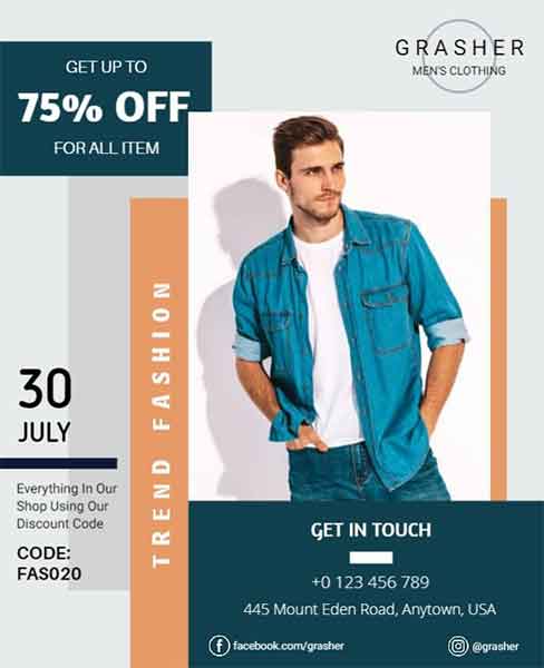 Artistic Promotional Flyer Template