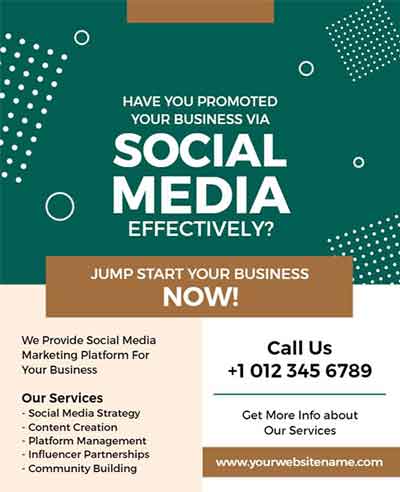 Creative Social Media Flyer Template