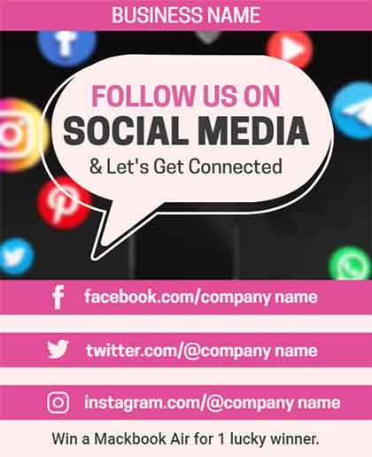 Stylish Social Media Flyer Template