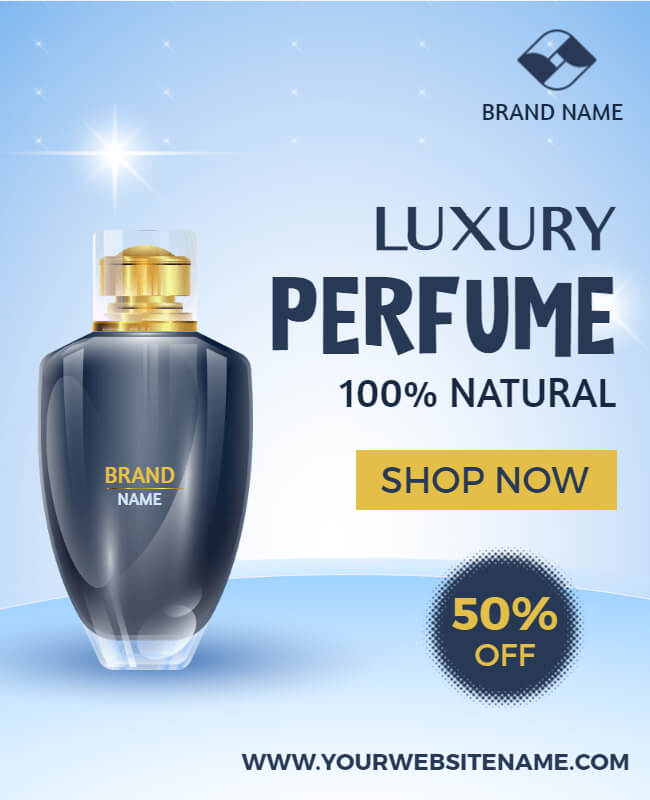 Luxury Perfume Flyer Template