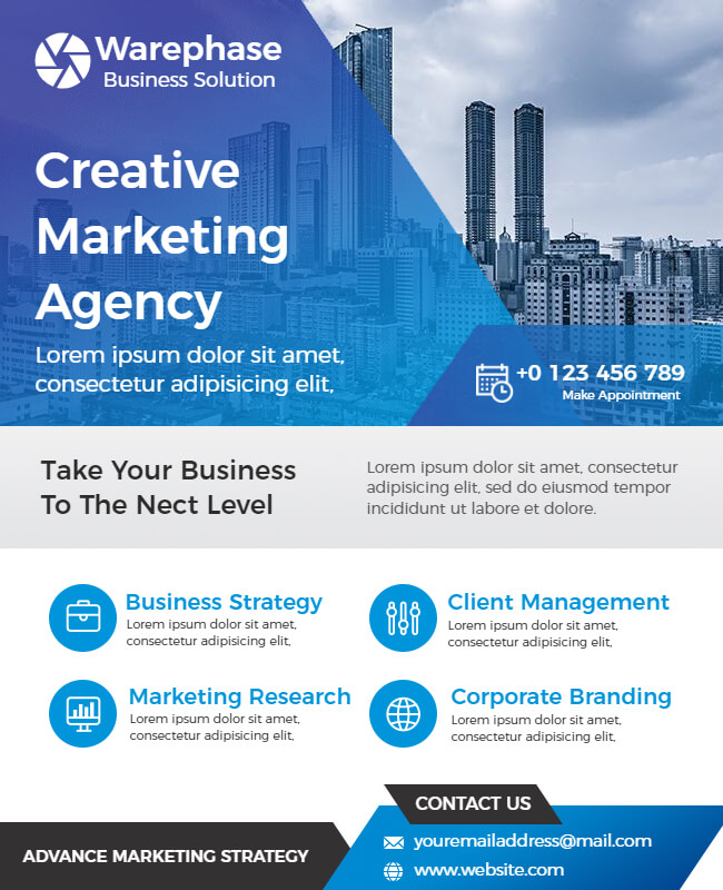 Agency Solution Flyer Template