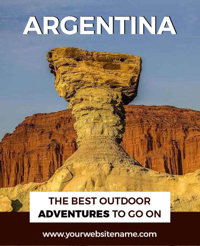 Argentina Trip Flyer Template